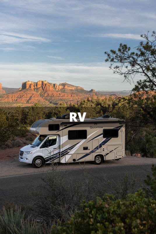 Clean RV on the road